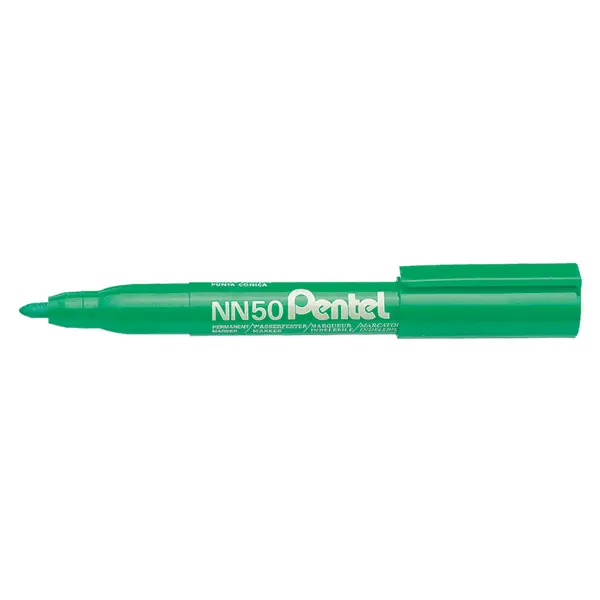 223858-EC Marker perm. PENTEL NN50-D zeleni okrugli vrh P12/480