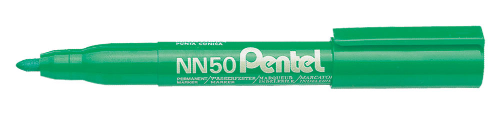 223858-EC Marker perm. PENTEL NN50-D zeleni okrugli vrh P12/480