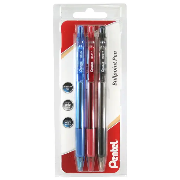 224055-EC Ol.kem.PENTEL BK417 0,7 3/1 blister P12