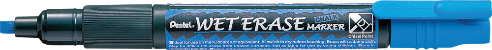 224720-EC Marker kreda PENTEL SMW26-C plavi kosi vrh P12/288
