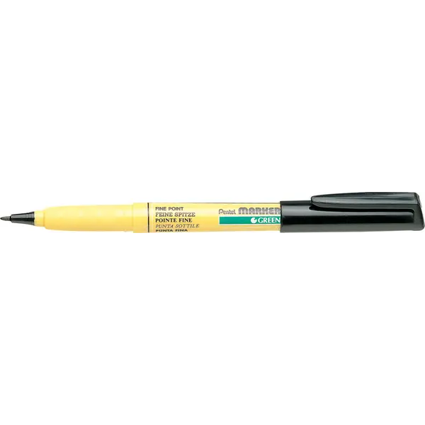 224788-EC Marker za textil PENTEL NM10-A crni okrugli vrh P12/480