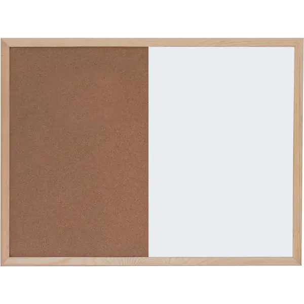225061-EC Ploča bijela magnetna/pluto zidna OPTIMA 60x90cm, drv.okvir  22373 P1/10
