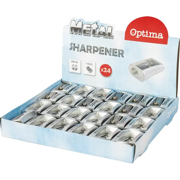 225220-EC Šiljilo metalno 1 rupa koso OPTIMA display 24/1 100043 P24/96/384