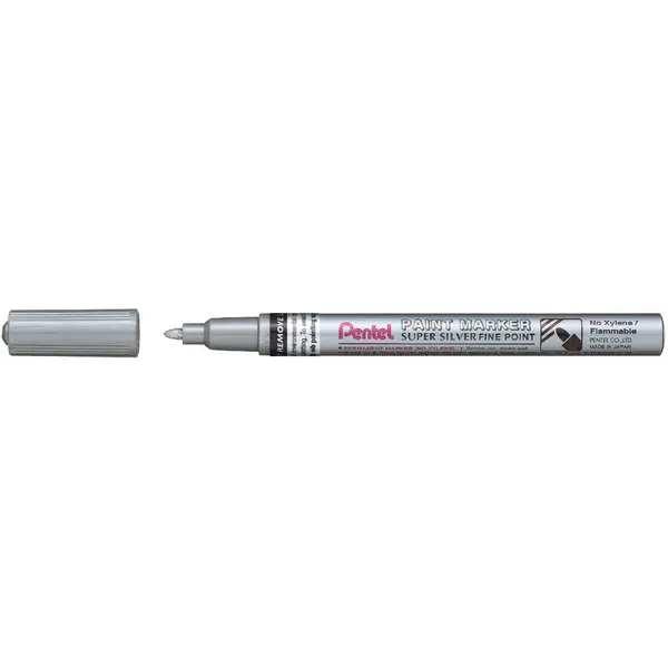 225888-EC Marker perm. PENTEL MSP10-Z srebrni okrugli vrh P12/576