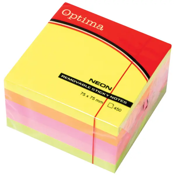 226860-EC Blok samolj.kocka 76x76 neon 5 boja OPTIMA 450L 22937 P32
