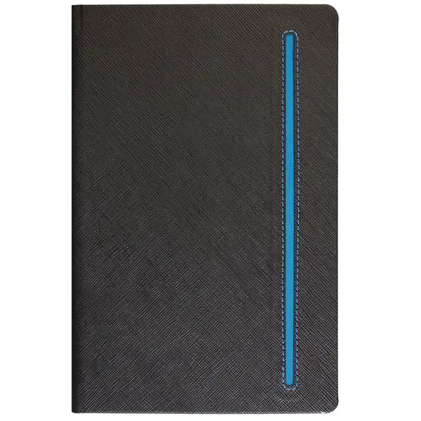 228725-EC Notes TEXTURE BLACK A5 14x21 crno-plavi 991.014.20 P1/20