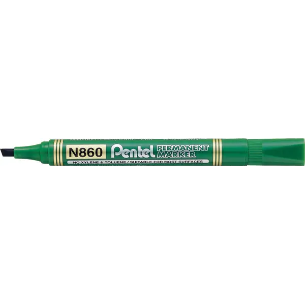 230677-EC Marker perm. PENTEL N860-D zeleni kosi vrh P12/576