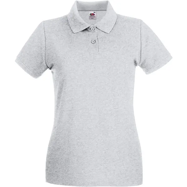 230812-EC Majica FOL Polo ženska Lady-fit Premium KR siva XS P36