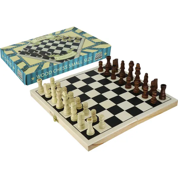 233059-EC Igra društvena šah Chess New u drv. kutiji 24x12x3 cm P48