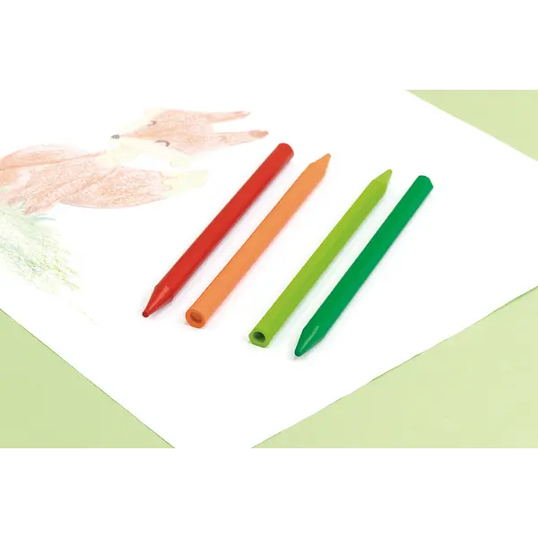 234794-EC Boje voštane 12/1 MILAN Plastipastel+šiljilo+gumica P12/96