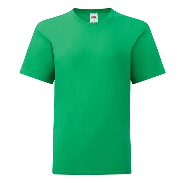 235159-EC Majica FOL dj. ICONIC Ringspun T KR 150g zelena kelly g. 14/15 P72 NETTO
