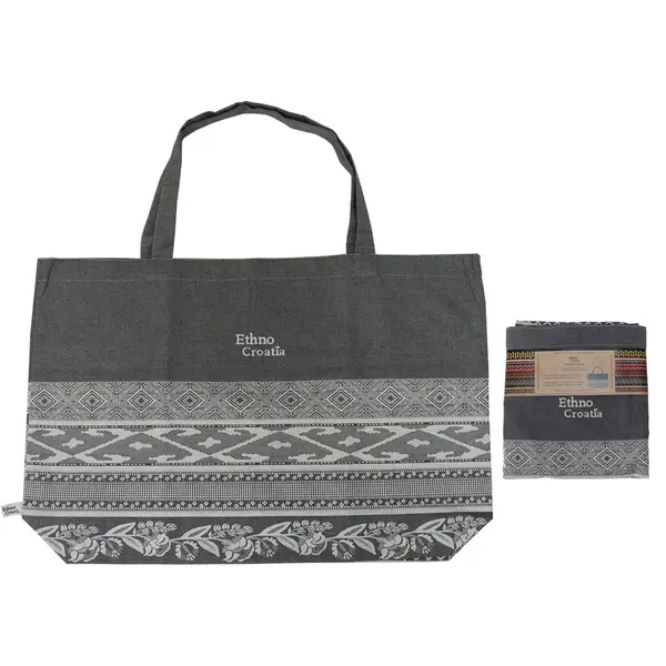 236991-EC Torba pamučna Ethno Croatia XXL 60x40 cm