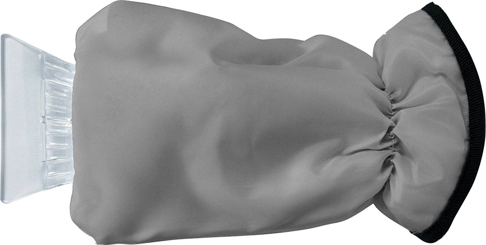 237636-EC Strugalica za led s rukavicom Glove siva