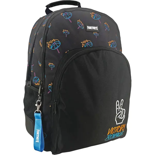 239584-EC Ruksak FORTNITE VICTORY ROYALE 3 zip 33x16x45 cm P12 NETTO
