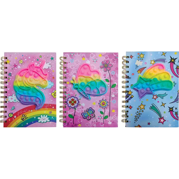 241018-EC Notes spiralni pop-it A5 CREATIVE tvrdi uvez sort P45/90 NETTO