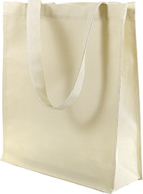 242361-EC Torba shopping pamučna  AGRA  280 g/m2, 42x38x12 cm P100