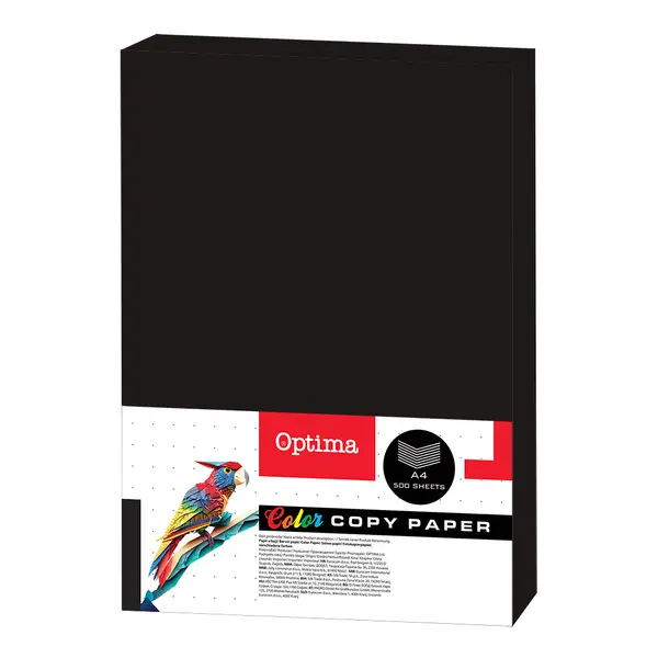 242678-EC Papir fotok.OPTIMA A4 intenziv BLACK 80gr. 500/1 UC405 P5