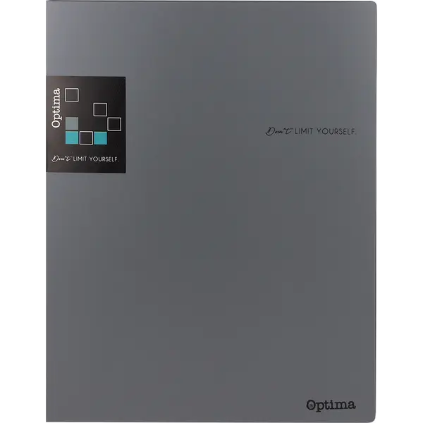 242977-EC Mapa prospekt pvc dspl.20 OPTIMA Office siva 120398 P1/24/96