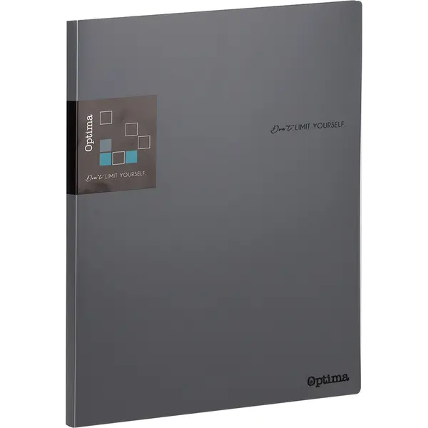 242977-EC Mapa prospekt pvc dspl.20 OPTIMA Office siva 120398 P1/24/96