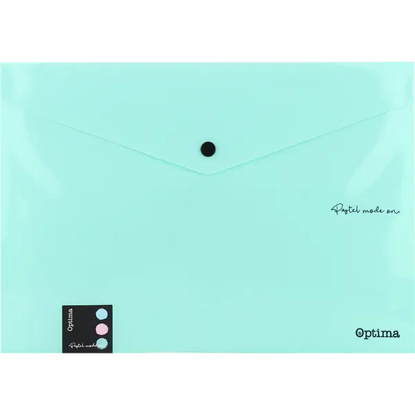 242980-EC Mapa s drukerom A4 OPTIMA Pastel sort.boje 120382 P12/480