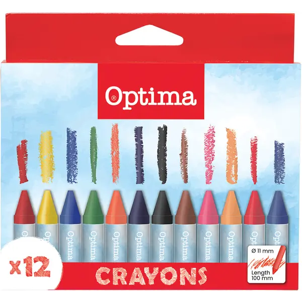 243234-EC Boje voštane 12/1 OPTIMA MAX 11mm kartonska kutija 100142 P12/144