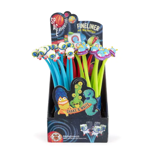 244713-EC Flomaster fineliner SPACE ADVENTURE sort P30/180 NETTO