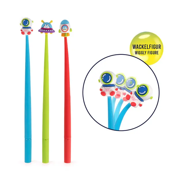 244713-EC Flomaster fineliner SPACE ADVENTURE sort P30/180 NETTO