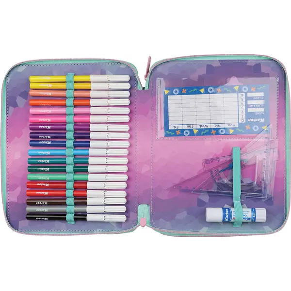 245100-EC Pernica dvostruka BIG Karbon A GIRL’S WORLD sa priborom P20