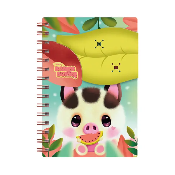 245782-EC Notes spiralni Bangoberry Piggy Pig 200 stranica 15x20.4 P6