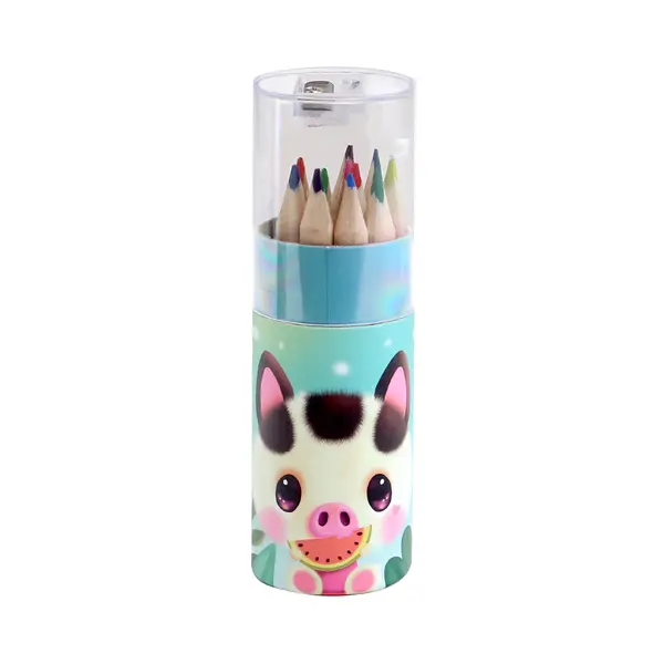245798-EC Boje drvene 12/1 mini Bangoberry Pally Panda & Piggy Pig sort P16