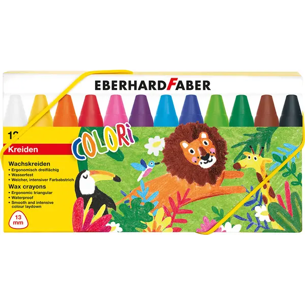 246301-EC Boje voštane 12/1 EBERHARD FABER Colori trokutaste P5/40