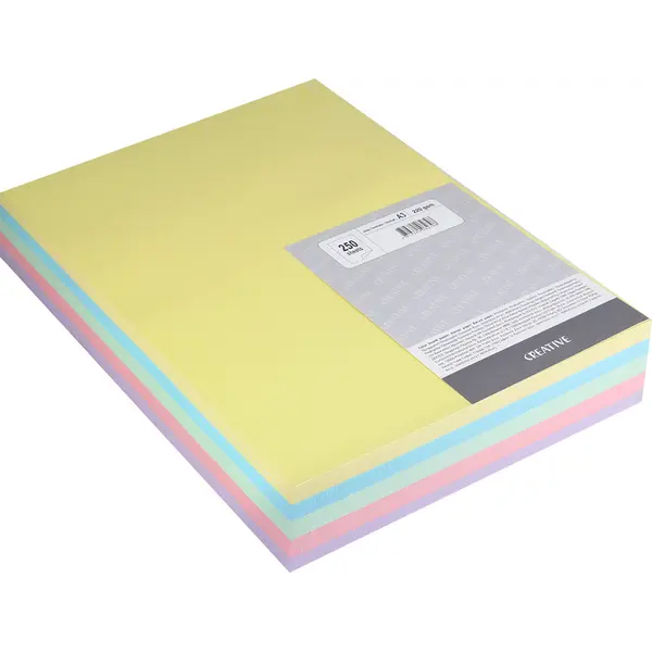 246526-EC Papir hamer A3 220gr. mix 5 pastel boja 250 listova (5x50L) 56844