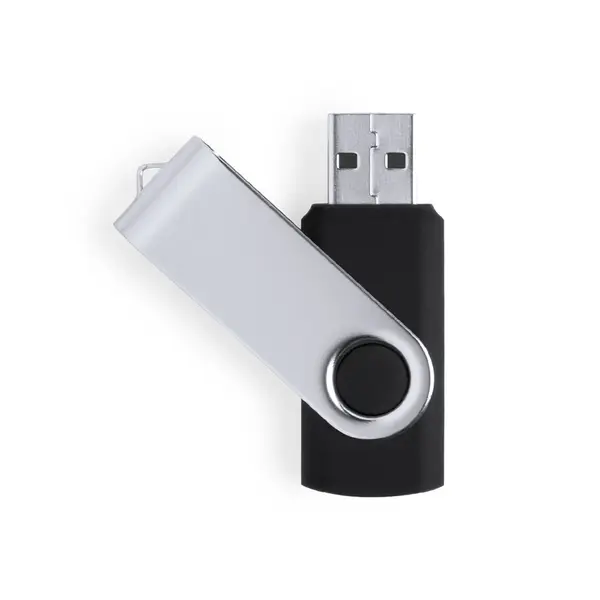 246651-EC Memori stick USB 32GB Twister crni u srebrnoj kutijici s prozorom