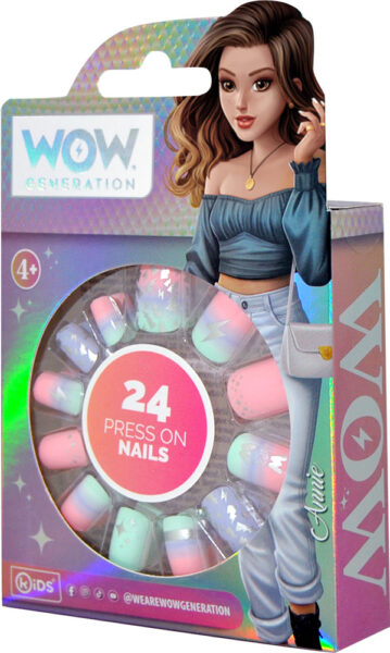 246948-EC Nokti umjetni WOW Generation samoljepljivi 24kom, P12/24