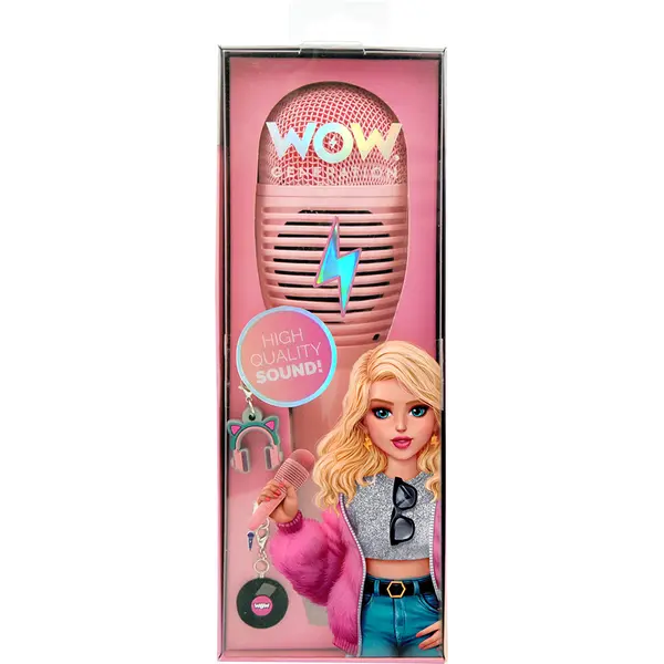 246953-EC Mikrofon karaoke WOW Generation bežični sa snimačem zvuka P24