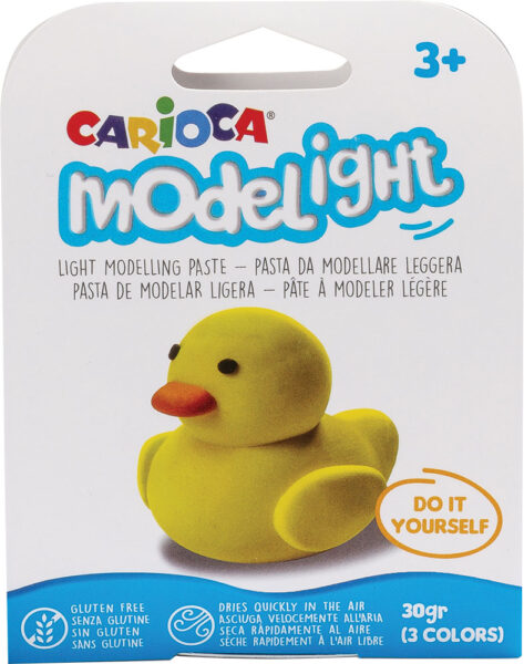 241376-EC Masa za modeliranje CARIOCA Animal dispL.sort (pingvin, patka, dino)P16/64 NETTO