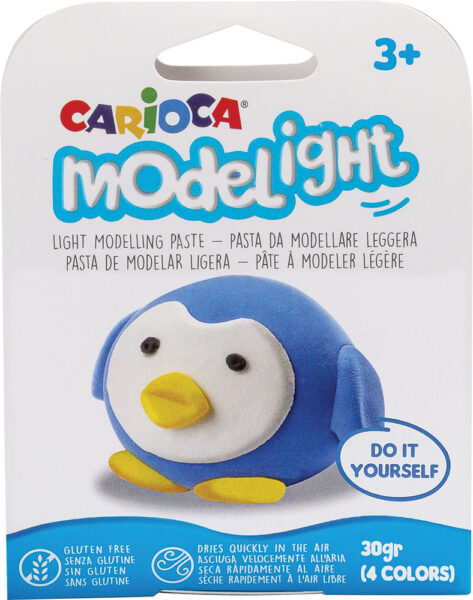 241376-EC Masa za modeliranje CARIOCA Animal dispL.sort (pingvin, patka, dino)P16/64 NETTO