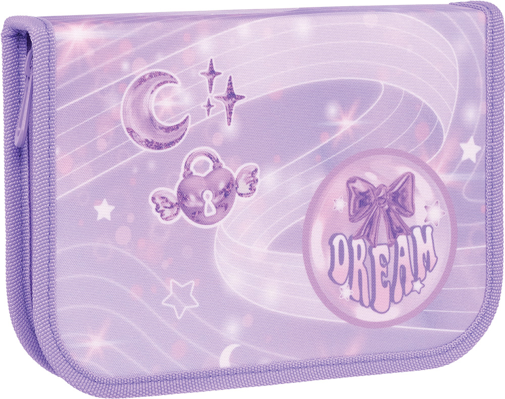 247823-EC Pernica jednostruka s 1 preklopa TIGER FAMILY Purple Dreams prazna P24