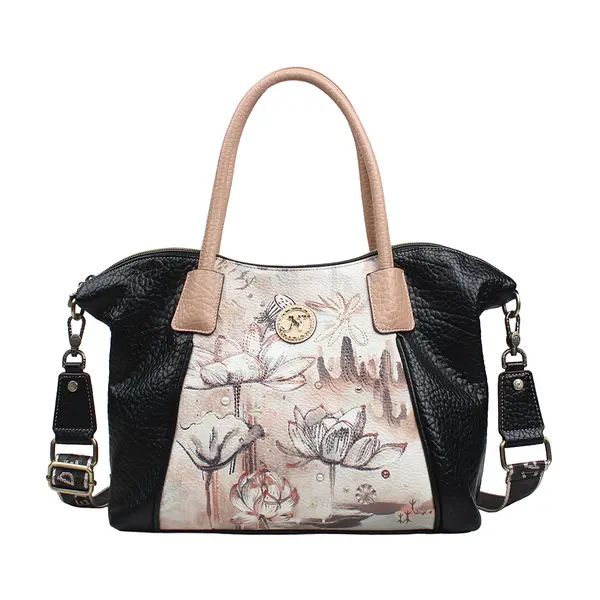 248345-EC Torba fashion Janet SS26 Lotus Lover 40X10X32cm J-204