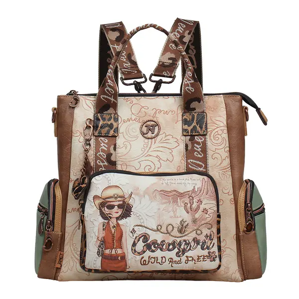 248366-EC Torba/ruksak fashion Janet SS26 Western Odyssey 35x14x29cm J-126B