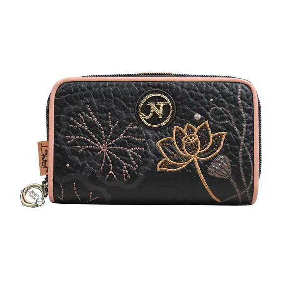 248374-EC Novčanik fashion Janet SS26 Lotus Lover 15.5x4x9.5cm JW-004H