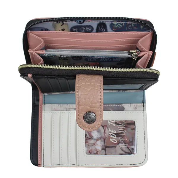 248374-EC Novčanik fashion Janet SS26 Lotus Lover 15.5x4x9.5cm JW-004H