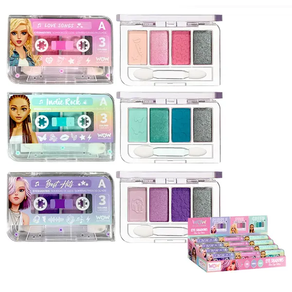 248641-EC Paleta sjenila za oči WOW Generation Mini Casette, sort P12