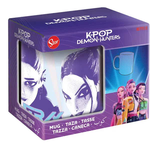 248742-EC Šalica KPop Demon Hunters Huntrix 325ml u poklon kutiji P6/36