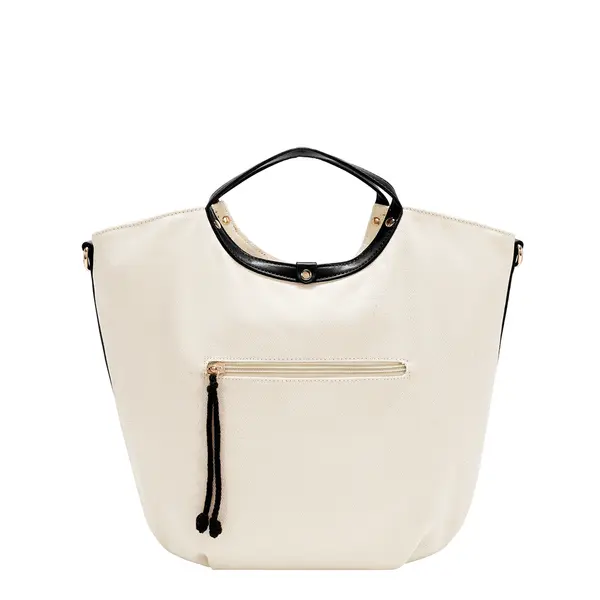 249054-EC Torba fashion NODUNADU Black FW26 40x30x13,5 cm NN1201-BK P24