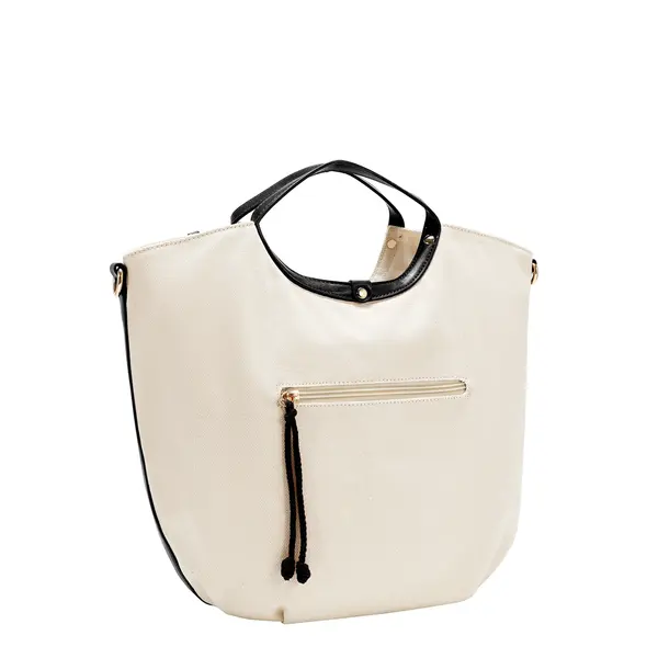 249054-EC Torba fashion NODUNADU Black FW26 40x30x13,5 cm NN1201-BK P24