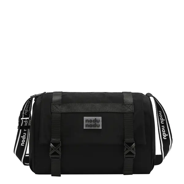 249057-EC Torba fashion NODUNADU Black FW26 34x23x17 cm NN1206-BK P24