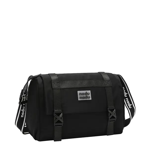 249057-EC Torba fashion NODUNADU Black FW26 34x23x17 cm NN1206-BK P24