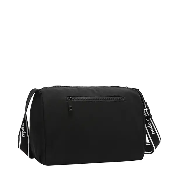 249057-EC Torba fashion NODUNADU Black FW26 34x23x17 cm NN1206-BK P24