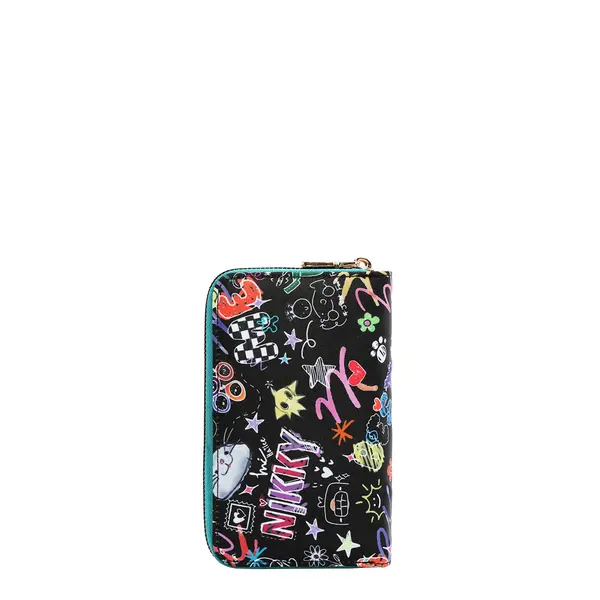249136-EC Novčanik fashion NIKKY Just for fun Black FW26 10x16x4,5cm NK24003-JFF-BK P48